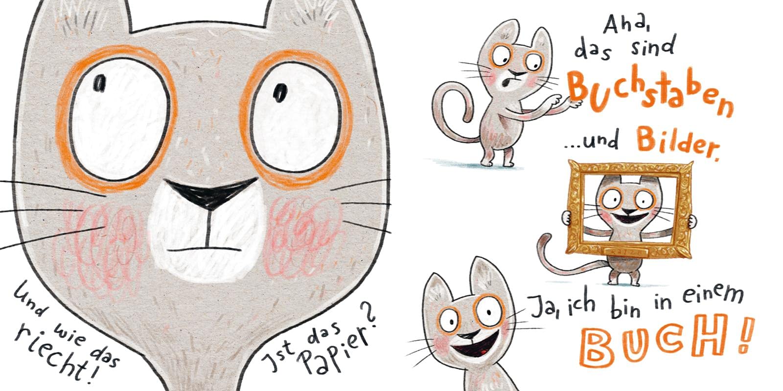 Katz und Maus wollen hier raus: Mitmachbuch für Kinder ab 3
