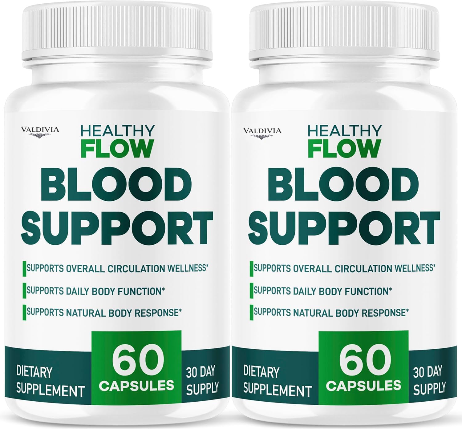 (2 Pack) Healthy Flow Blood Support - HealthyFlow Support Supplement Capsules Daily Premium Advanced Formula- Maximum Strength, Vitamins for Overall Health & Wellness, 120 Capsules for 2 Months