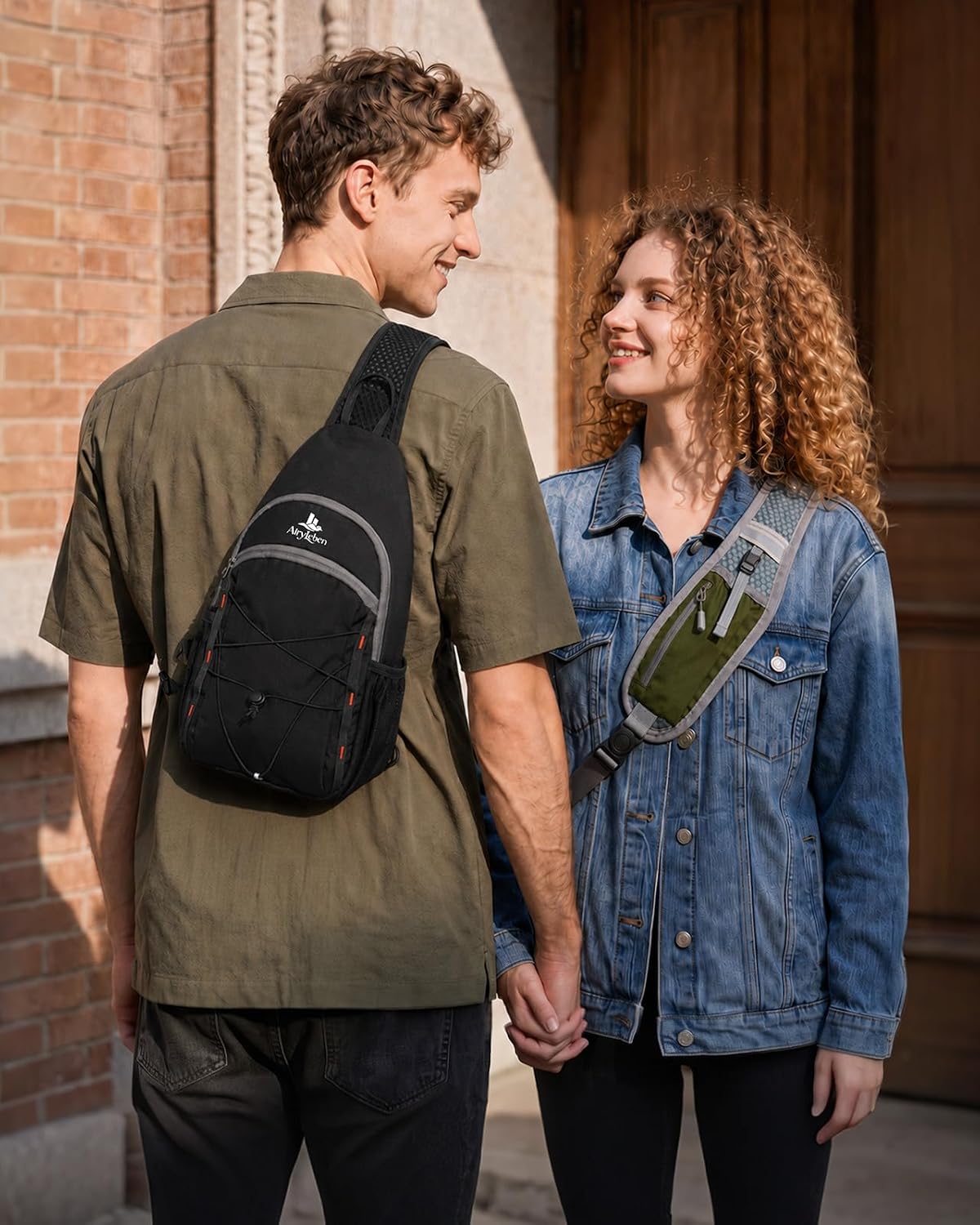 Packable Crossbody Sling Bag for Men Women RFID Lightweight Travel Daypack