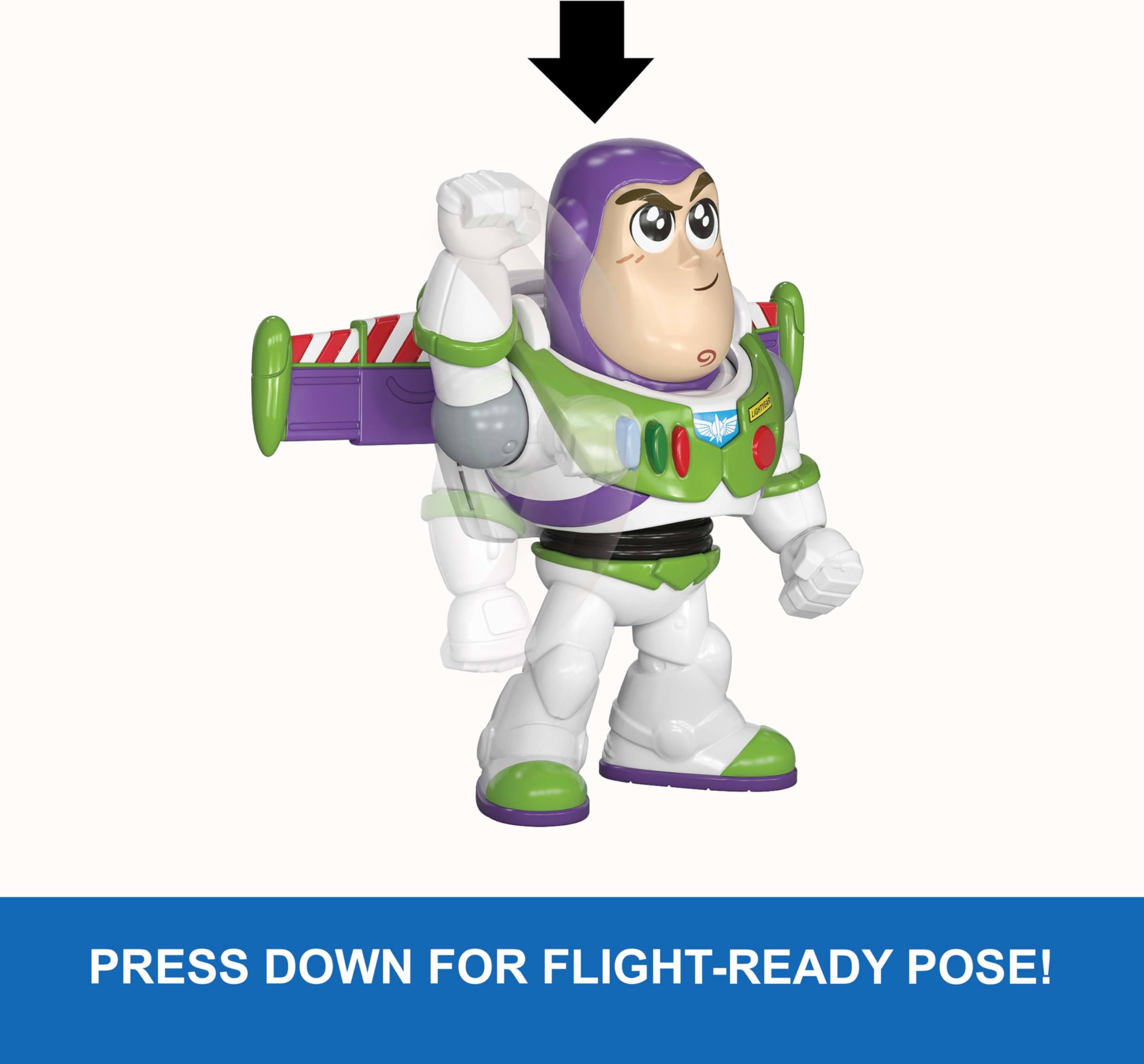Amazon.com: Buzz Lightyear, Toy Story Click Figs Action Toy with
