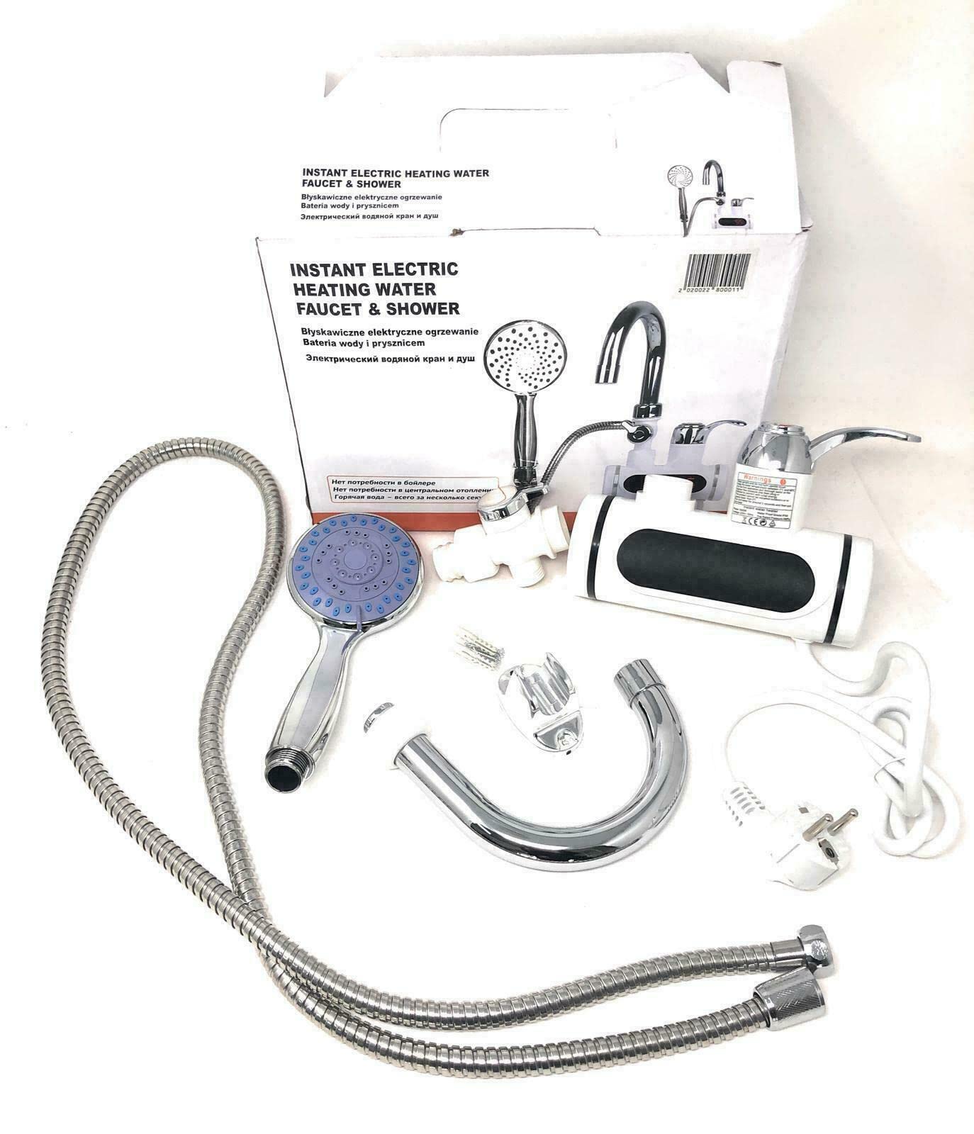 Riscaldatore istantaneo acqua calda rubinetto ELETTRICO DOCCIA CUCINA BAGNO