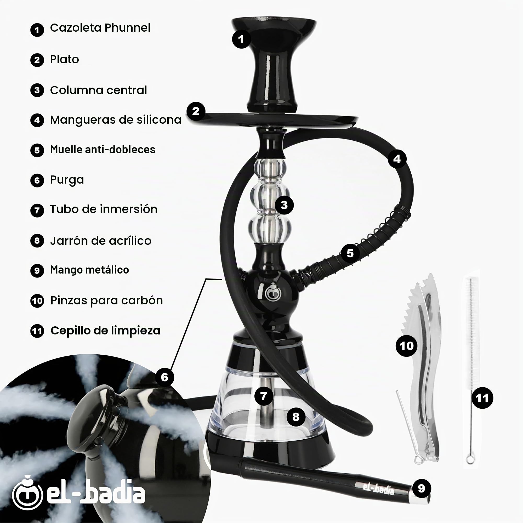 EL-BADIA Chicha Celeste® compatible con Kaloud sistema de calefacción Lotus