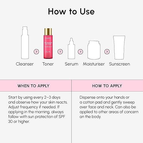 Miniatura 9 de MAREE Minimizador de Poros para Tónico Facial  Tónico de Hamamelis con Niacinamida y Colágeno Marino  Tónico Facial Exfoliante Suave para Control de