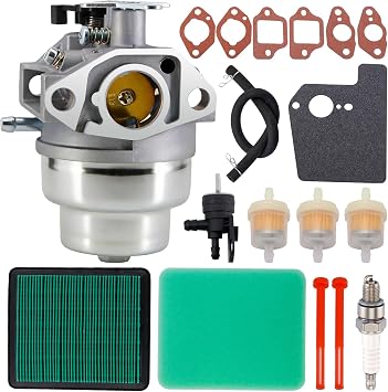 GCV160 Carburetor for GCV 160 GCV160A GCV160LA GCV160LE Engine HRT216 HRS216 HRB216 HRR216 HRZ216 16100-Z0L-023 Lawn Mower Pressure Washer Manual Choke Wood Splitter with Air Filter Tune Up Kit