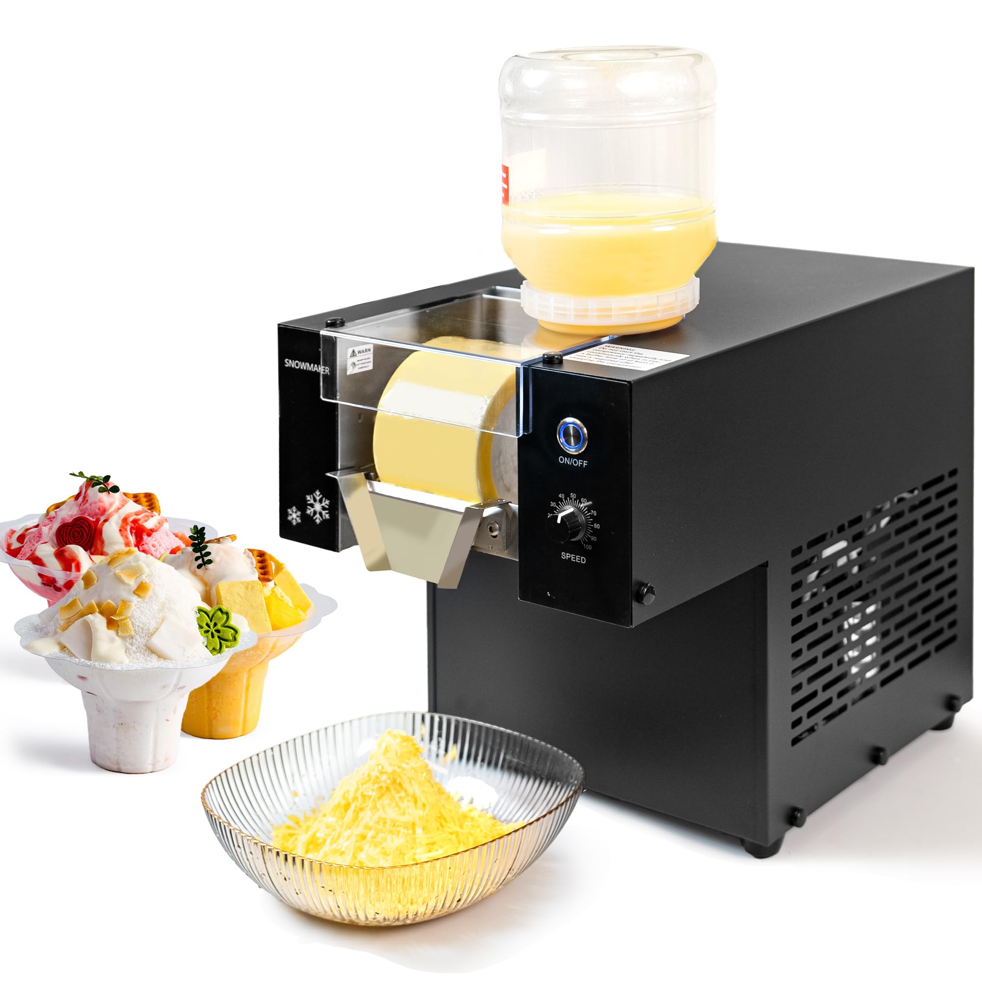 Amazon.com: VNN Slushie Machine - 400LBS/24H Commercial Shaved Ice