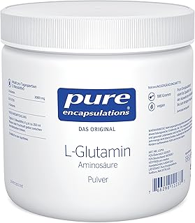 Pure Encapsulations - L-Glutamin Pulver - 186 Gramm
