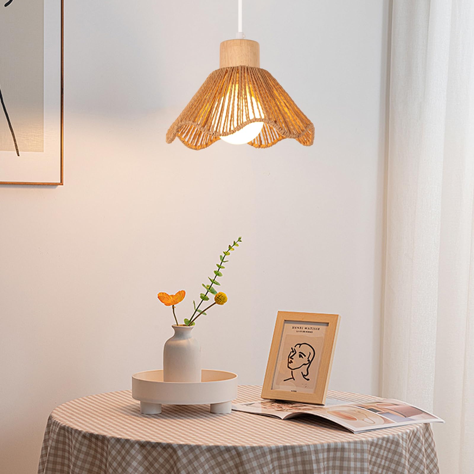 2 sztuki przemysłowa lampa wisząca kreatywny metalowy i linowy żyrandol, E27 Vintage lampa sufitowa oświetlenie wiszące wnętrze restauracja salon sypialnia