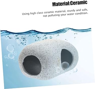 SUPVOX Rock Decoration Fish Tank Gravel Fish Breeding House Underwater Hiding Place Aquarium Decoration Shrimp Hideout
