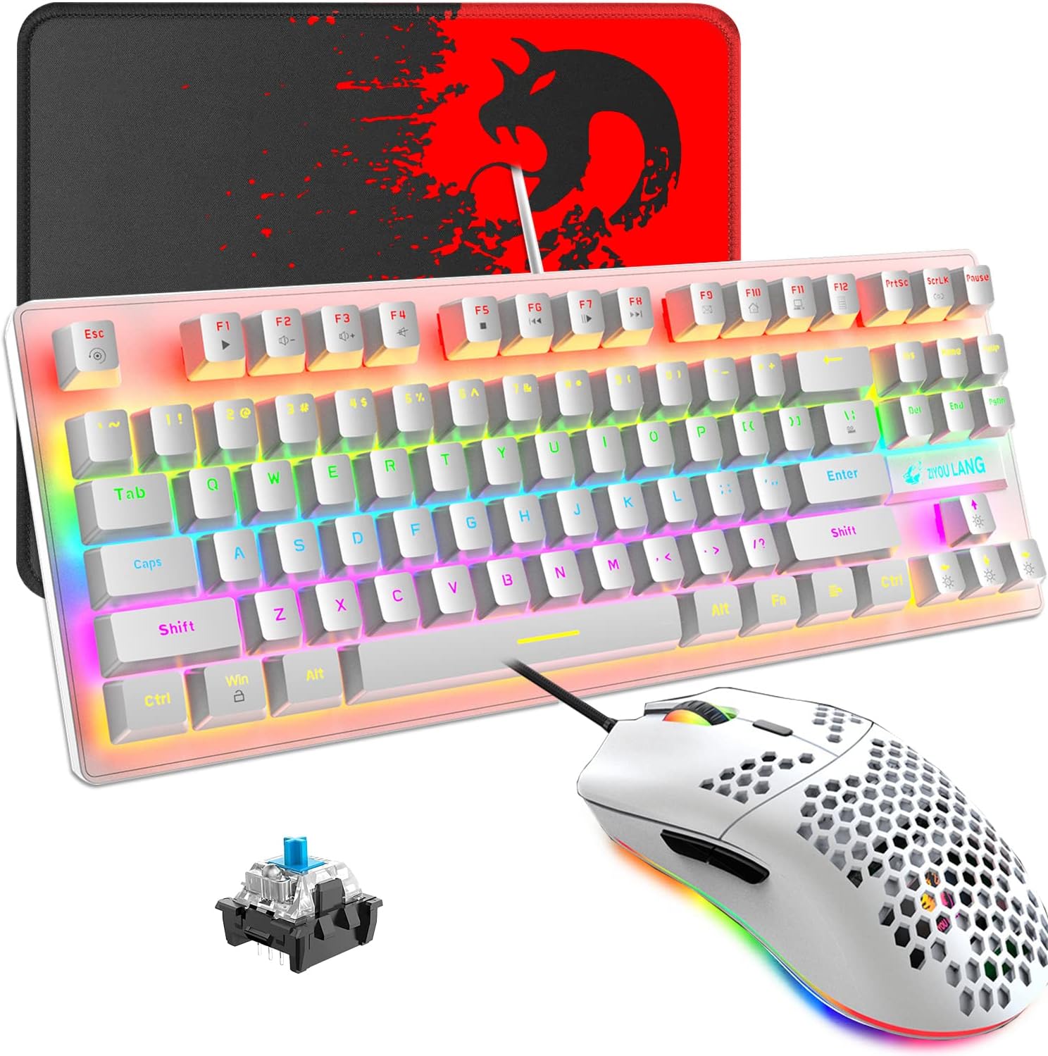KOORUI Gaming Tastatur & Maus Set - Mechanisch  Produktbild-Vorschau 3