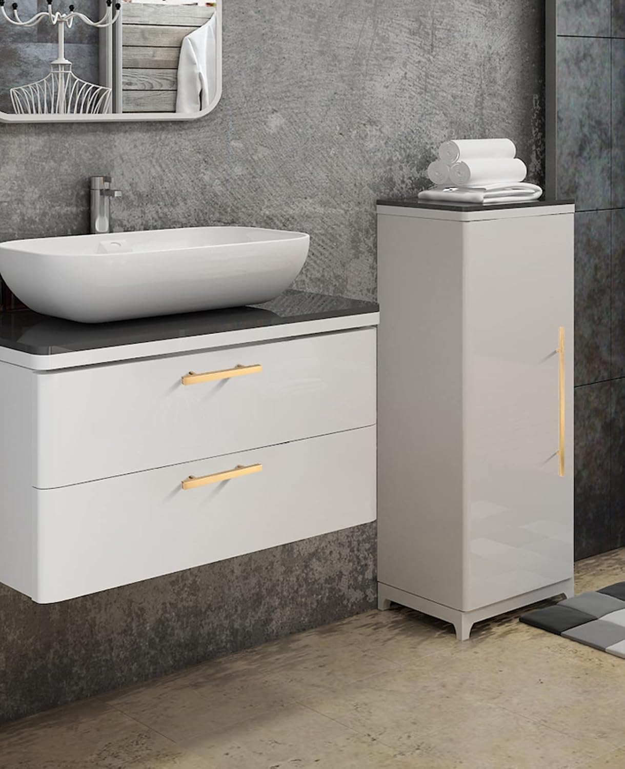 D Handle,Door Cupboard Knobs,Furniture Drawer Pulls,Cabinet Handles Kitchen Cupboard Handles Gold Drawer Handles Kitchen Door Handles Flat Square Cupboard T Bar Handle Modern Cabinet Hardware (Size:60