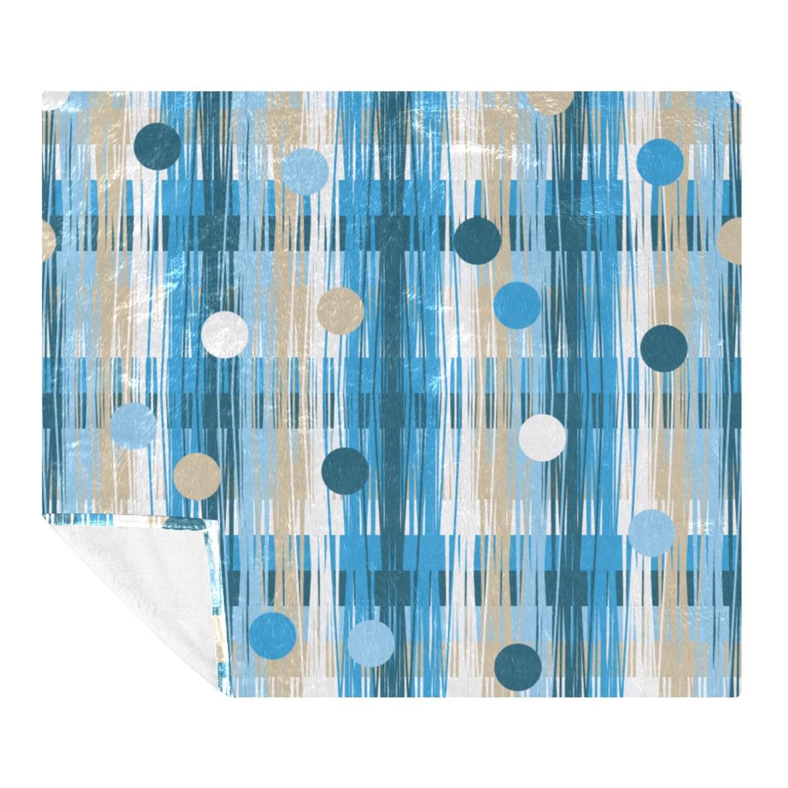 Couverture bleue pour canapé et lit pour des soirées cocooning réussies en famille
