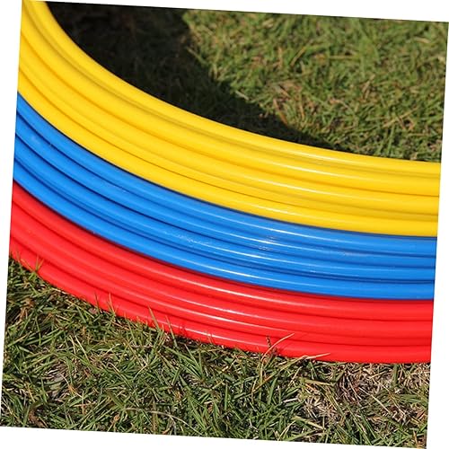 Miniatura 8 de Anillos de fútbol de fútbol en D, 6 unidades, anillos redondos de entrenamiento para entrenadores, anillos de fútbol, anillos de agilidad, anillos