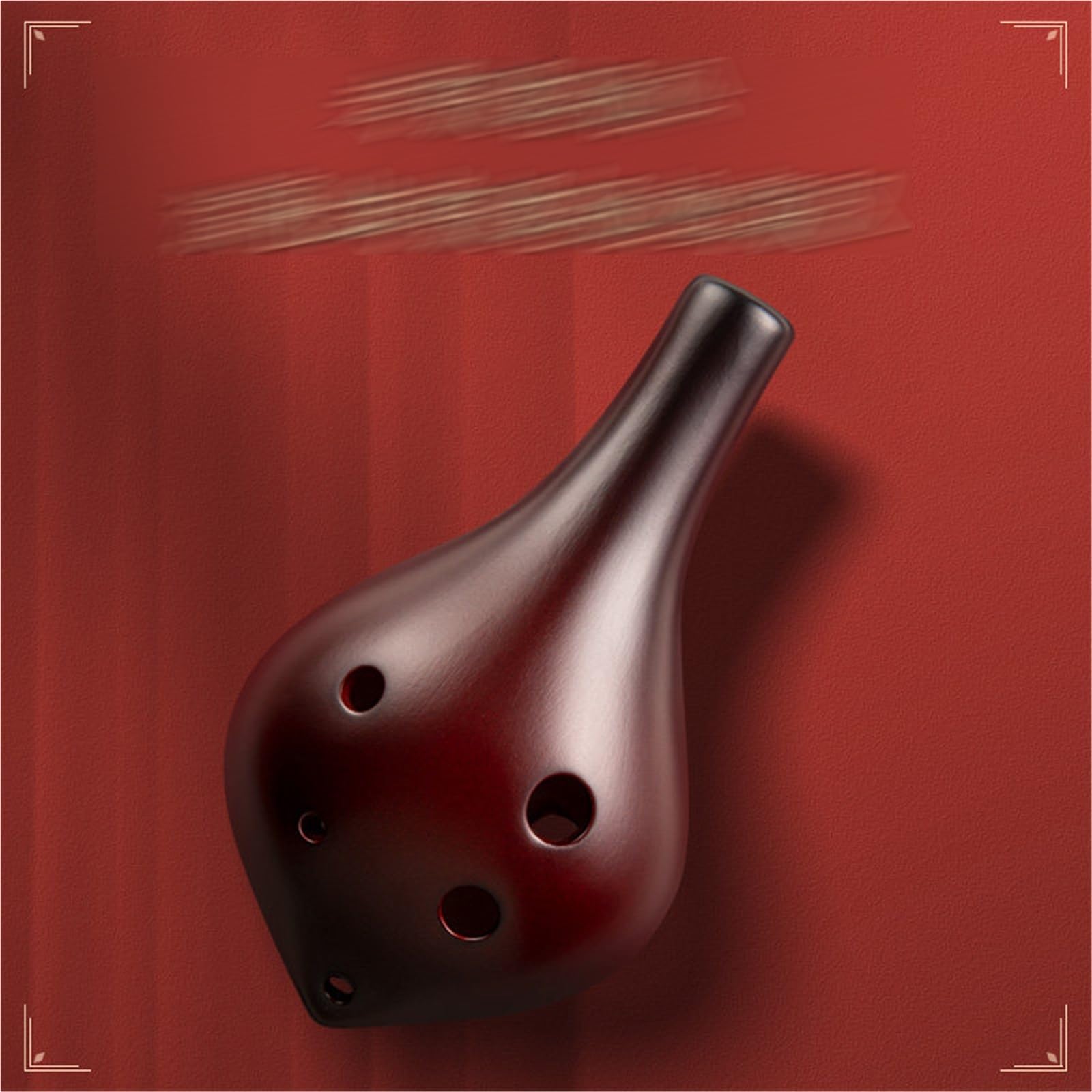 Ocarina Strumento Per Principianti Ocarina Alto C In Ceramica Affumicata A 6 Fori