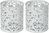 Vista 12 de EasyPAG Soporte para Bolígrafos Negro para Escritorio, Paquete de 2 Organizadores Redondos para Lápices, Soporte para Cepillos para Tocador