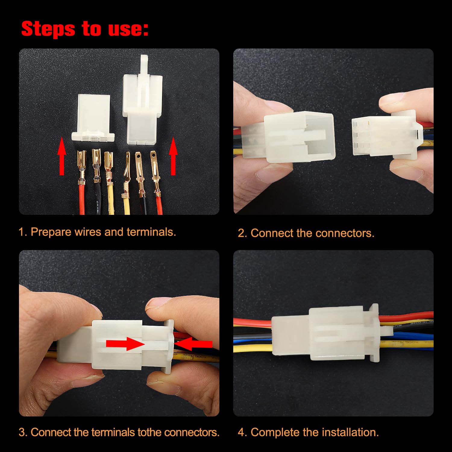 Connettore Impermeabile 6 Pin Per Auto E Moto - Kit Da 5 Con Cavi, Sicuro E Durevole - Foto 8