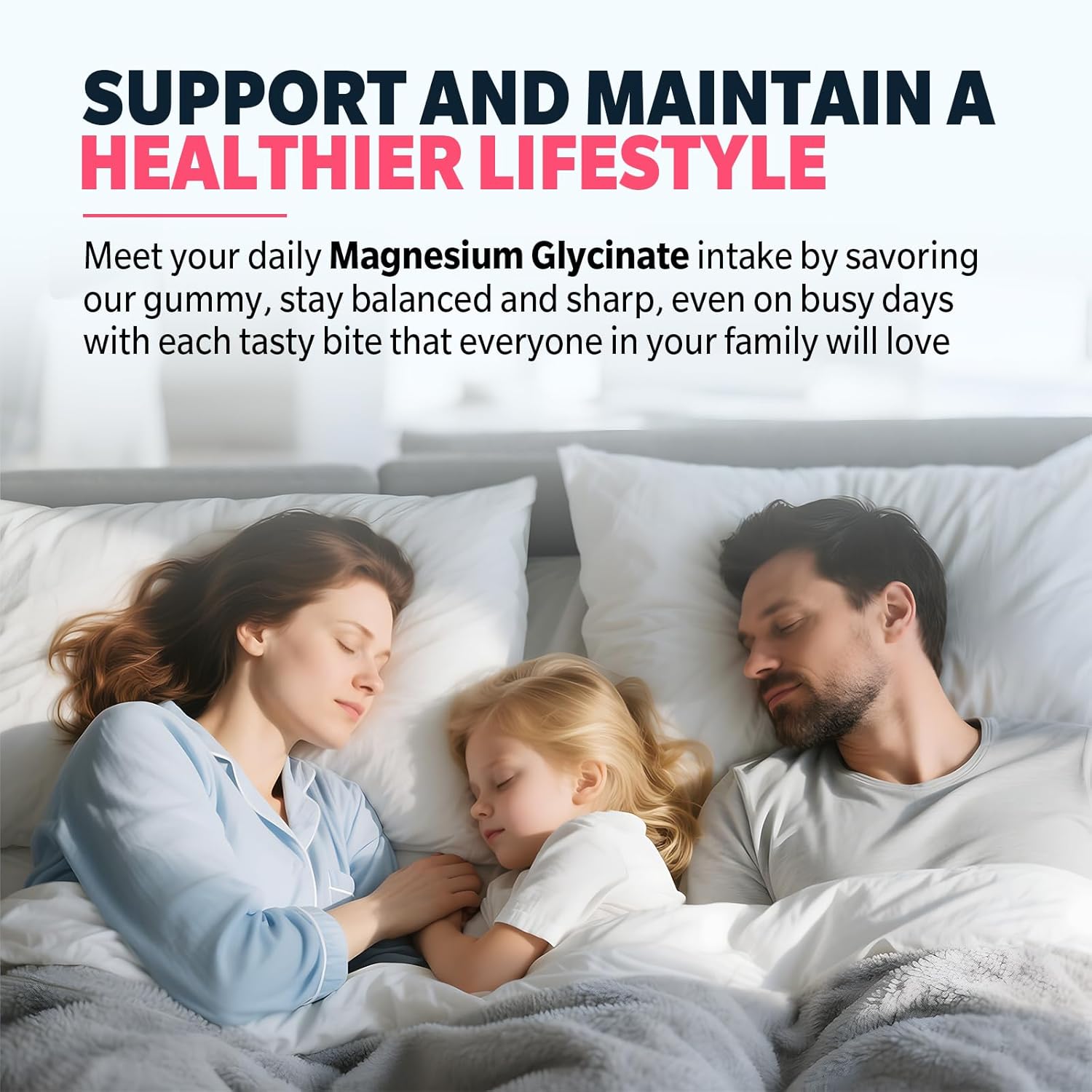 200MG Magnesium Glycinate Gummies, High Absorption Magnesium Glycinate Supplements for Relaxation, Raspberry Flavor 2 Pack, 120 Count