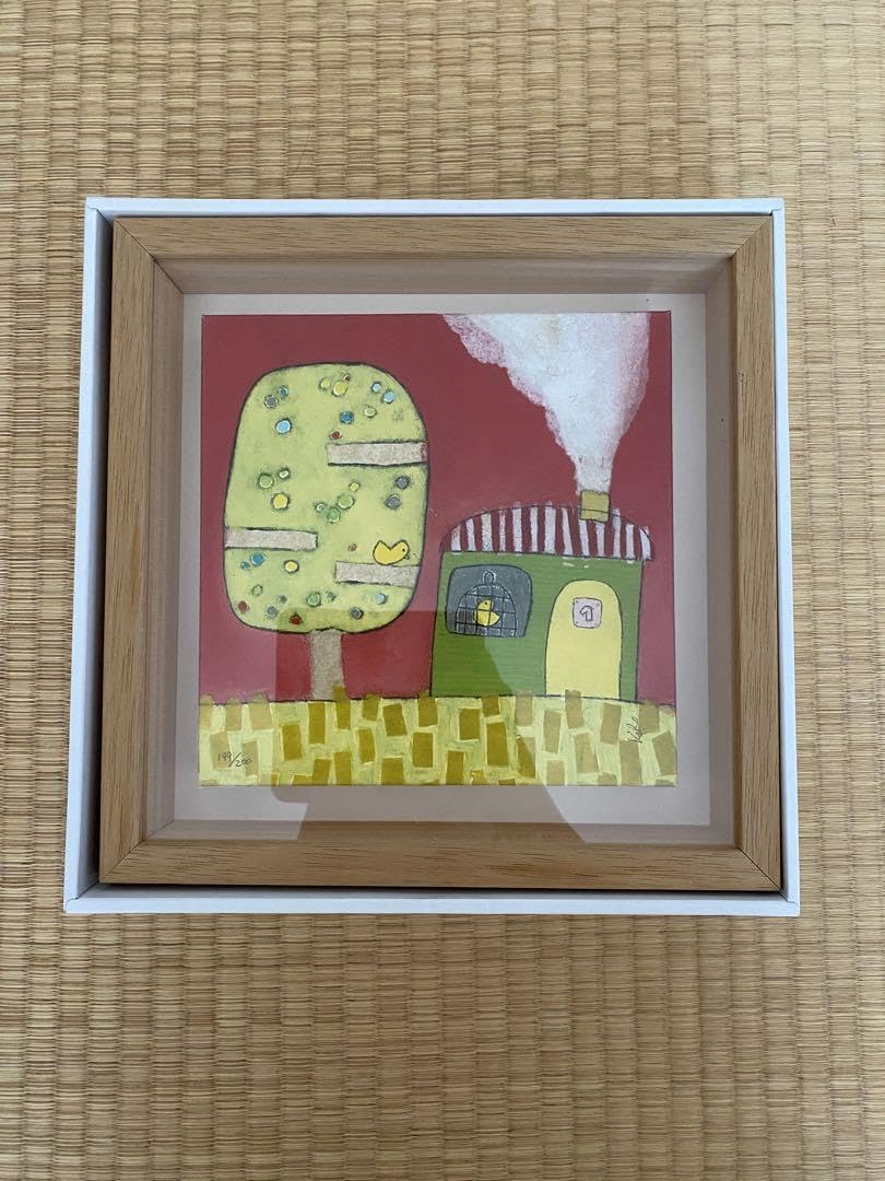 KIRO MELO キロメロ 「小鳥の家」 キャンバス ジクレー 版画 絵画 23/200