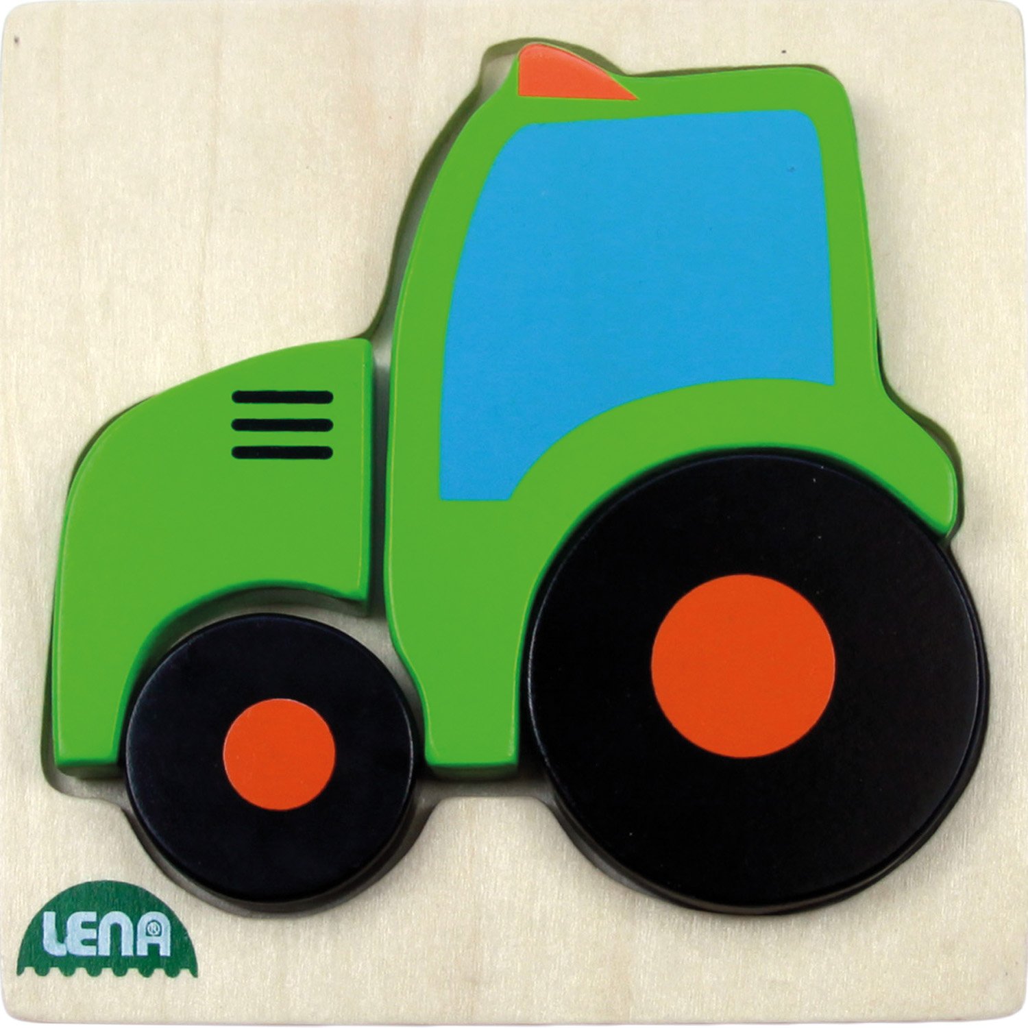 Lena 32079 – Puzzle de Madera Tractor