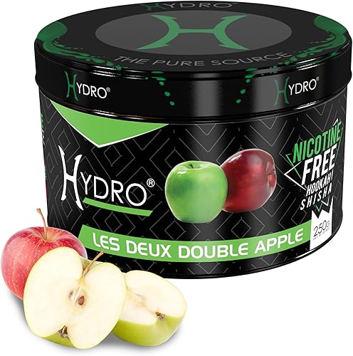 Hydro - Hierbas para shisha o hookah, 250 gramos, sabor de alta calidad, sin tabaco ni nicotina, 1