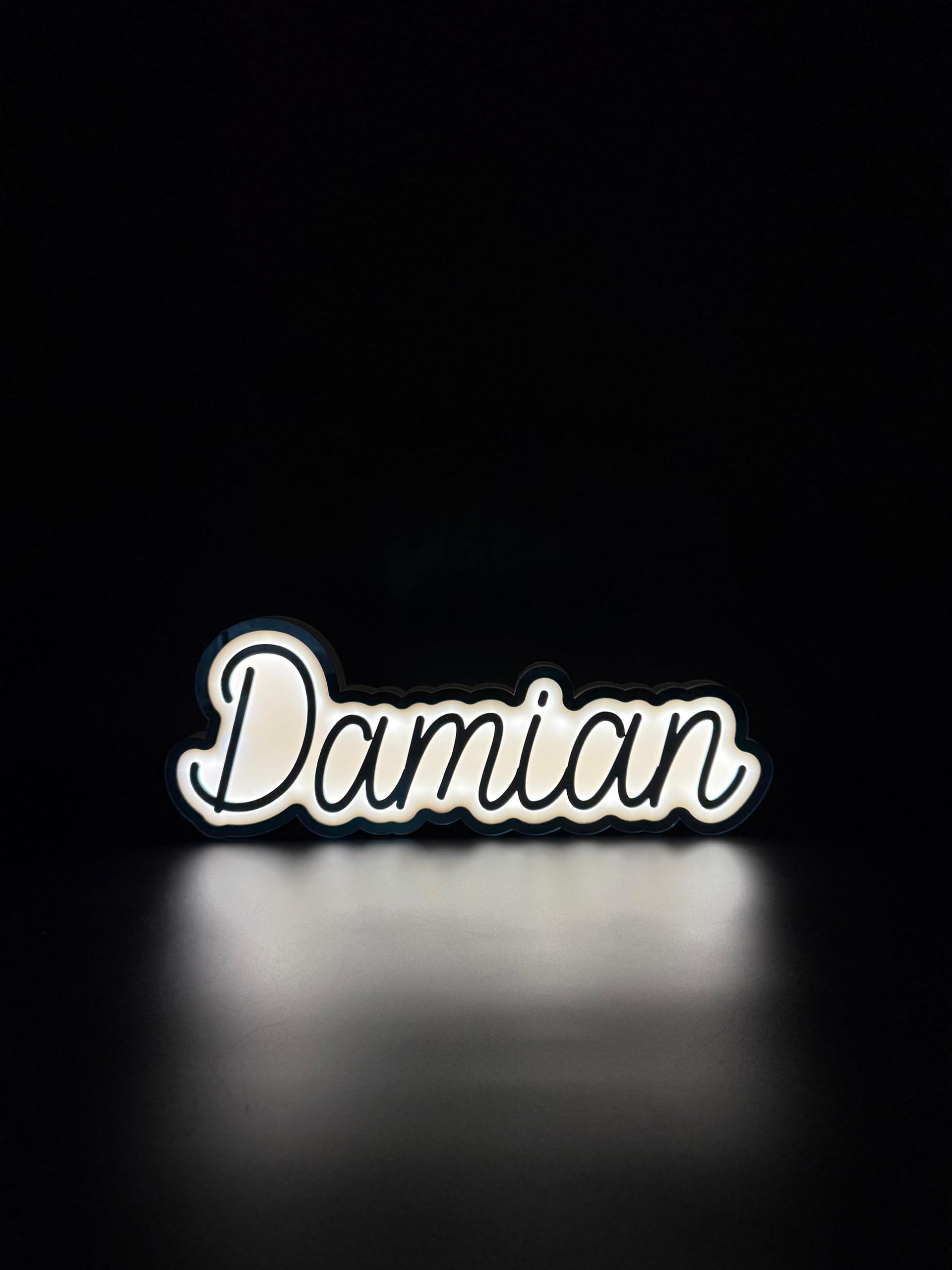 Orkidea Party scritta nome led neon personalizzata, da appoggio parete feste compleanno matrimoni negozi cameretta idea regalo. Made in italy