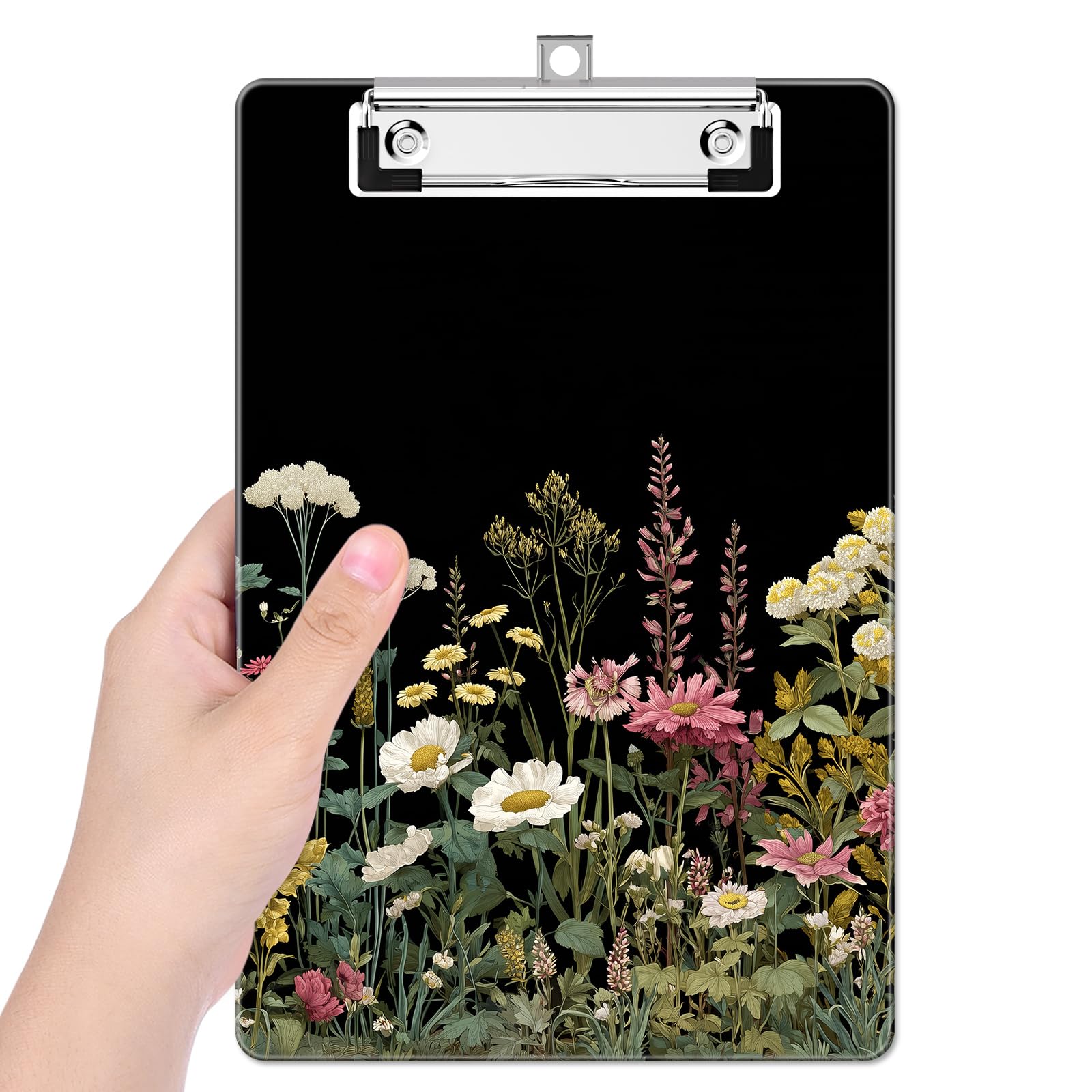Small Plastic Clipboard 6 x 9 in, Standard A5 Size Fashion Clip Board