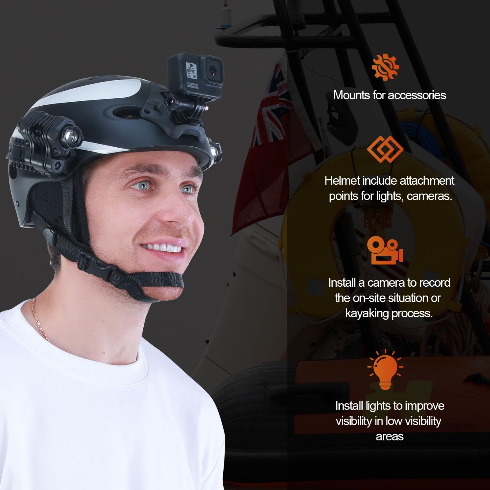 Tontron First Responder Wasserhelm | Water Resuce Helm
