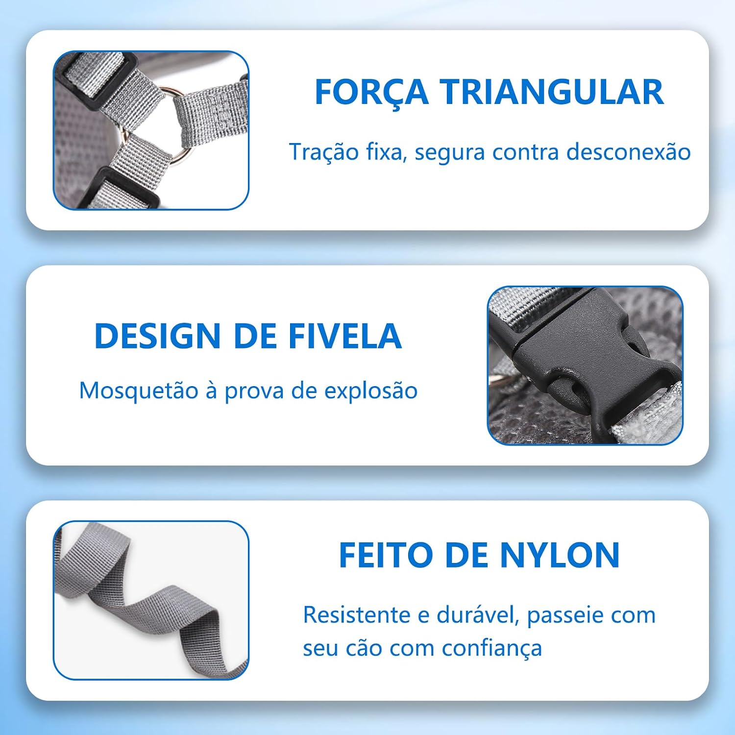 Coleira Peitoral para Cachorros, Peitoral para Cachorros Pequenos, Coleiras Ajustáveis, Peitorais e Guias para Cães, para Treinamento e Corrida, Cães Pequenos, Médios e Grandes (M)