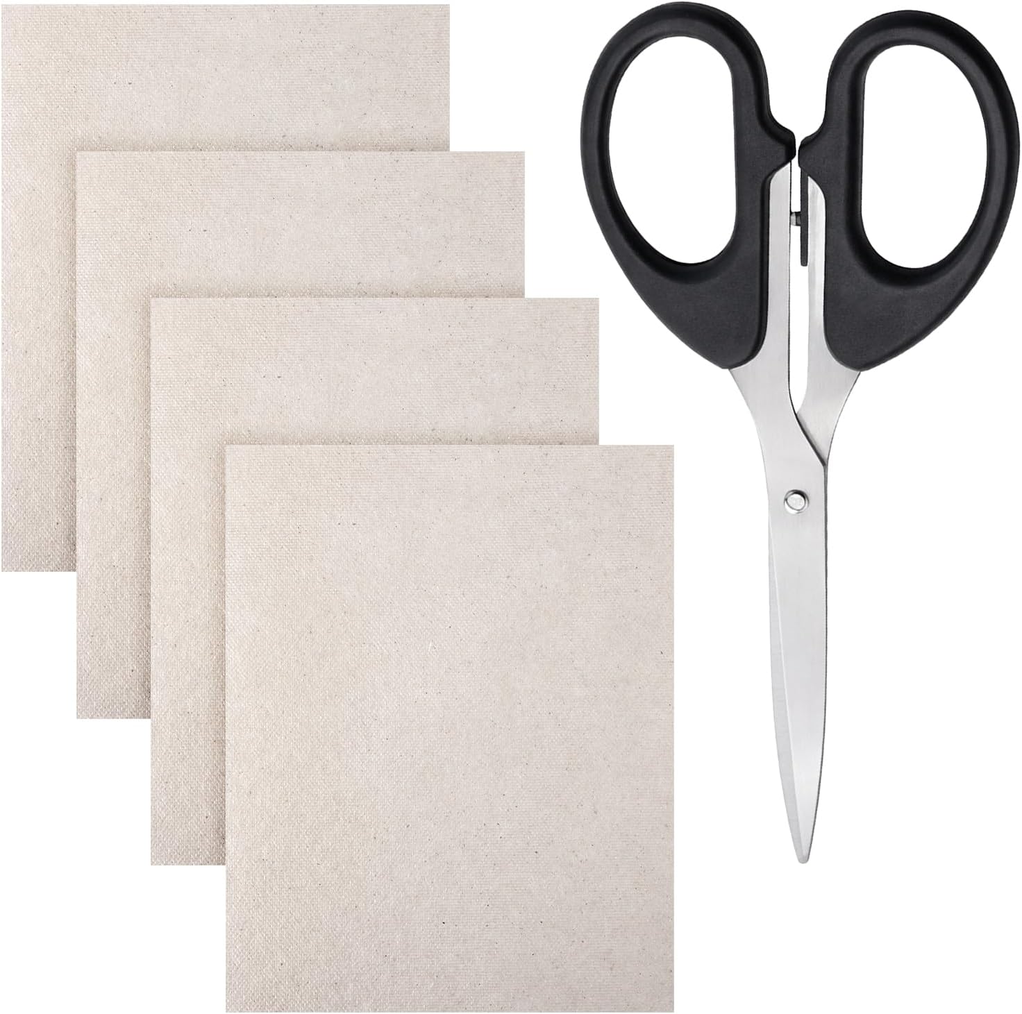 4 Pieces Microwave Waveguide Cover Replacement, Universal Mica Sheets for Microwaves Oven Repairing Part 15 X 12 Cm with Scissor for Use Universal Microwave Oven Easily Cut to Fit