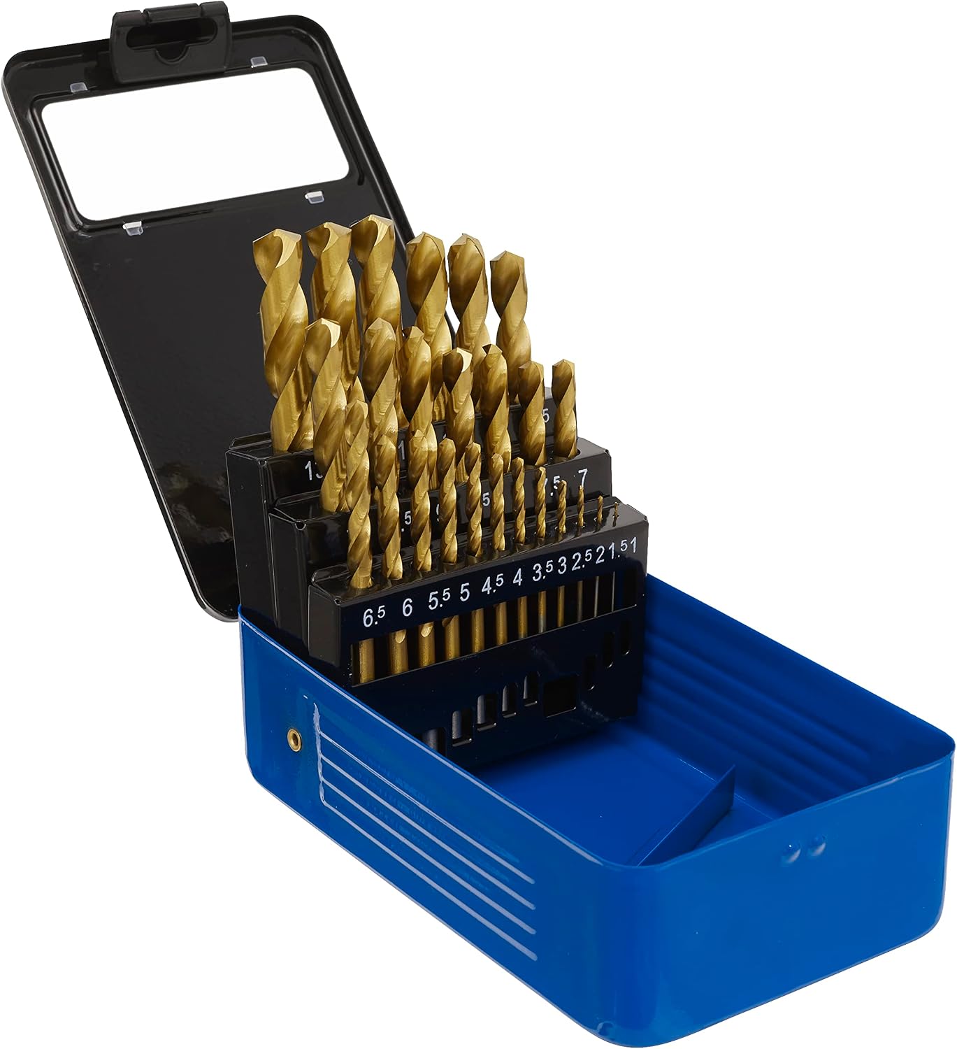Sealey AK4725 25pc Fully Ground HSS Drill Bit Set - Metric : Amazon.co ...