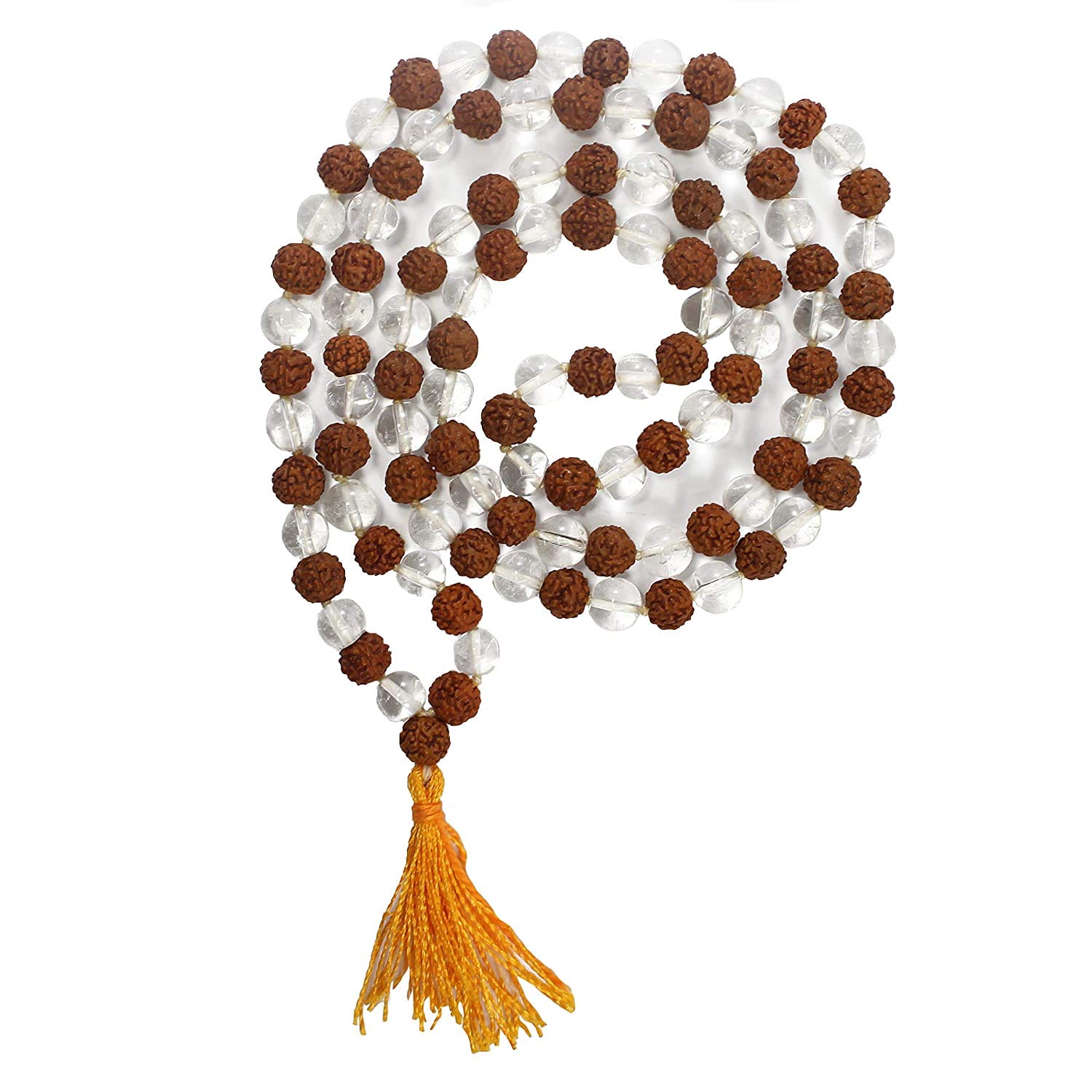 COPURE Rudraksha Sphatik Jaap Mala Quartz Crystal Jaapmala For Pooja (B0862JFHN8) Amazon Price History, Amazon Price Tracker