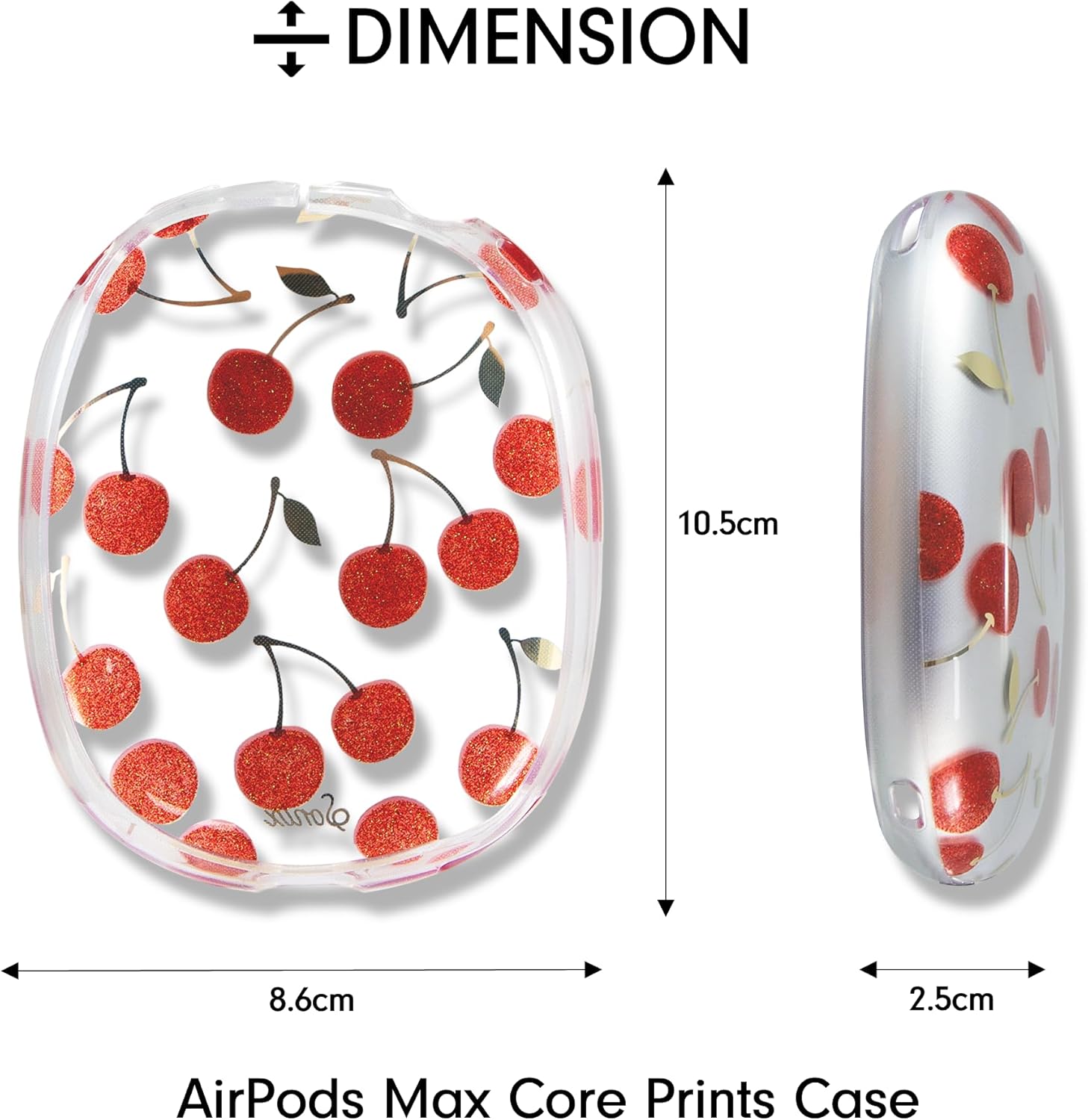 Sonix Protective Case Cover for AirPods Max Headphones | Cherry on Top - Image 3
