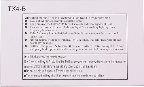 Miniatura 2 de weelye 2.4G Bluetooth Remote Control (TX4) Accessories for Kids Powered Wheels Children Electric Ride On Toy Car,Used for Receiver with FCC/CE Labels