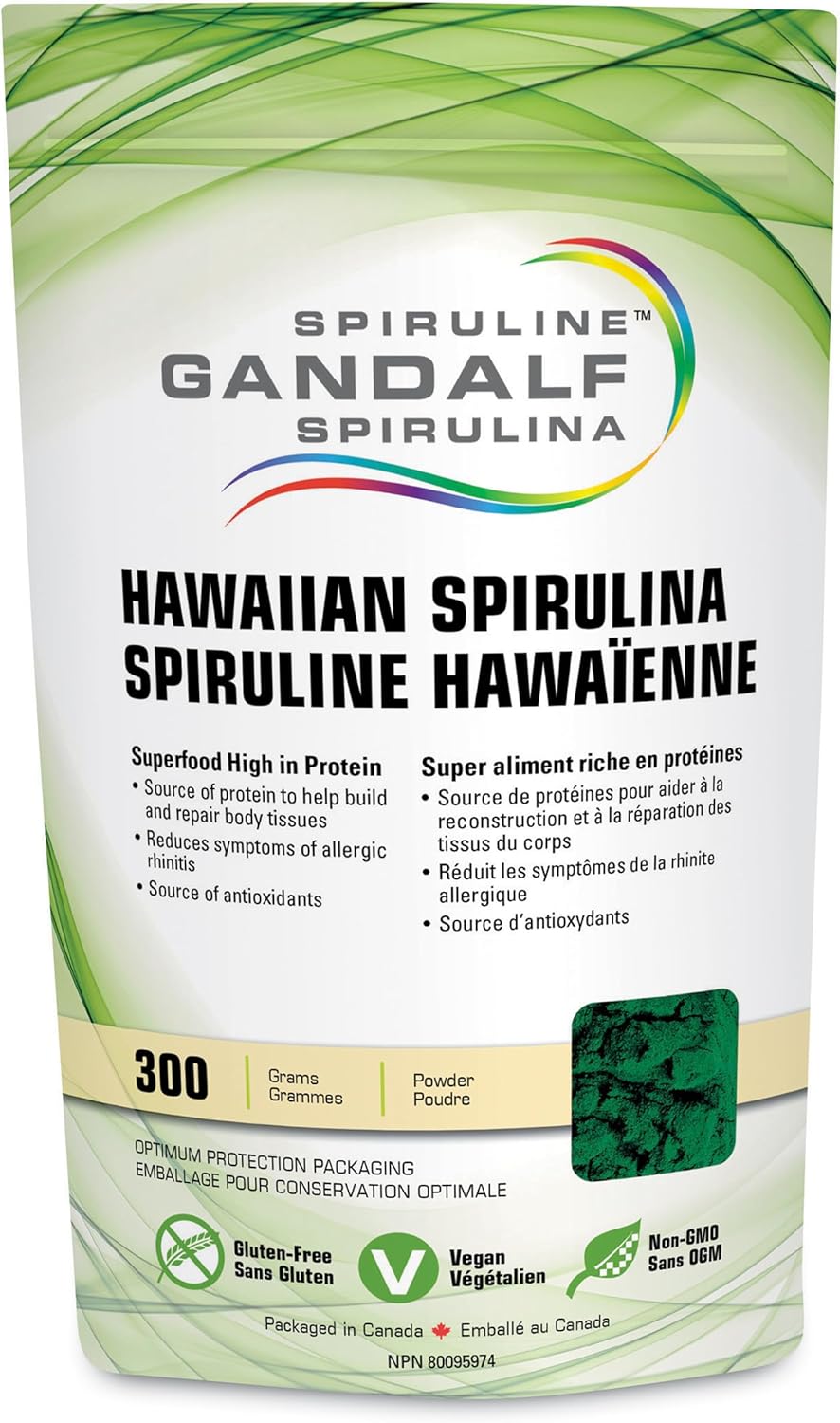Gandalf Hawaiian Spirulina Powder Ultra Pure BlueGreen Algae