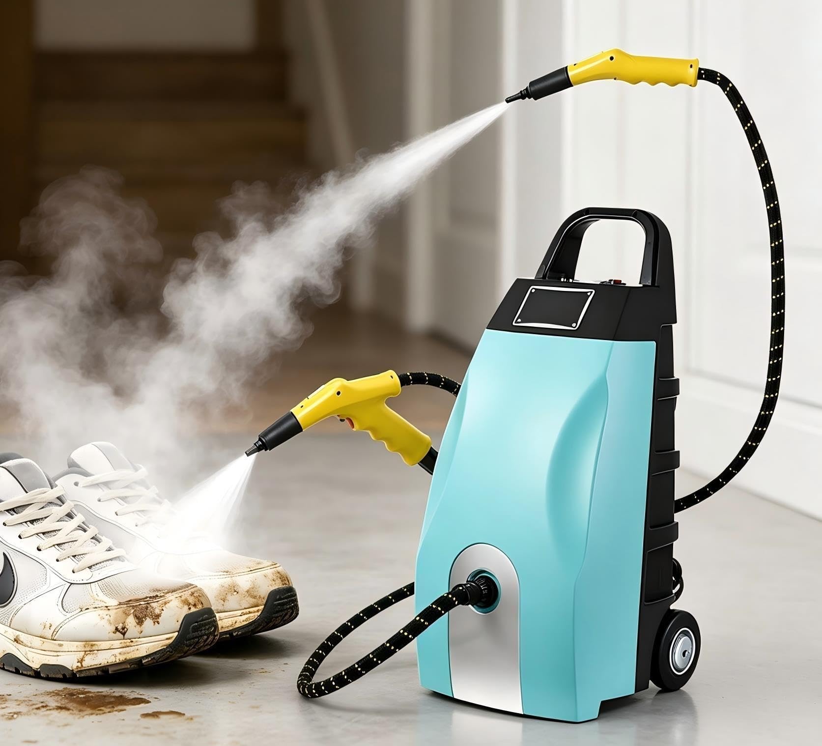 Limpiador a vapor portátil de alta resistencia