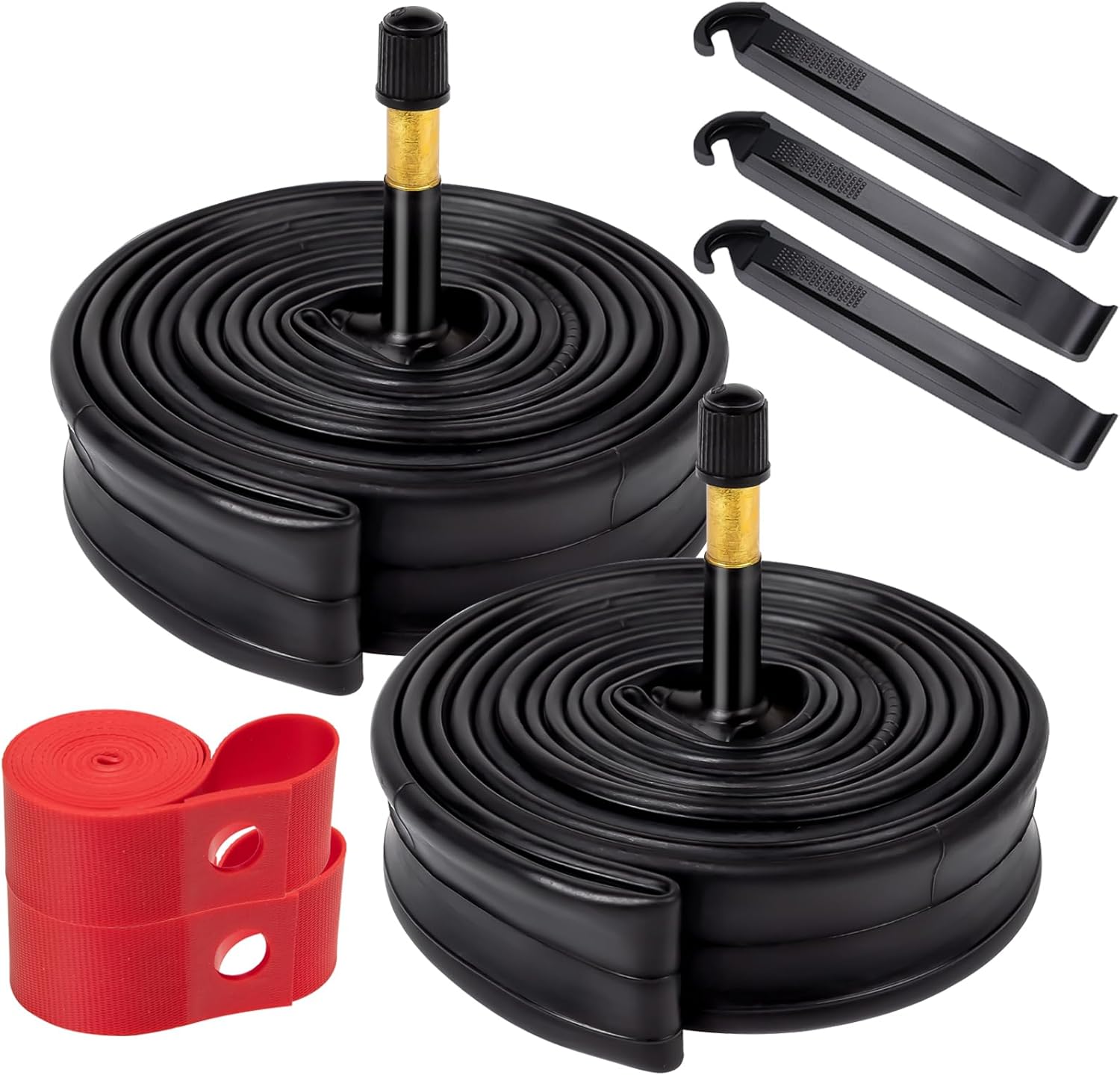 YunSCM 2Pack 700C Bike Inner Tubes 700x35C/43C ETRTO 35/45622 AV48mm