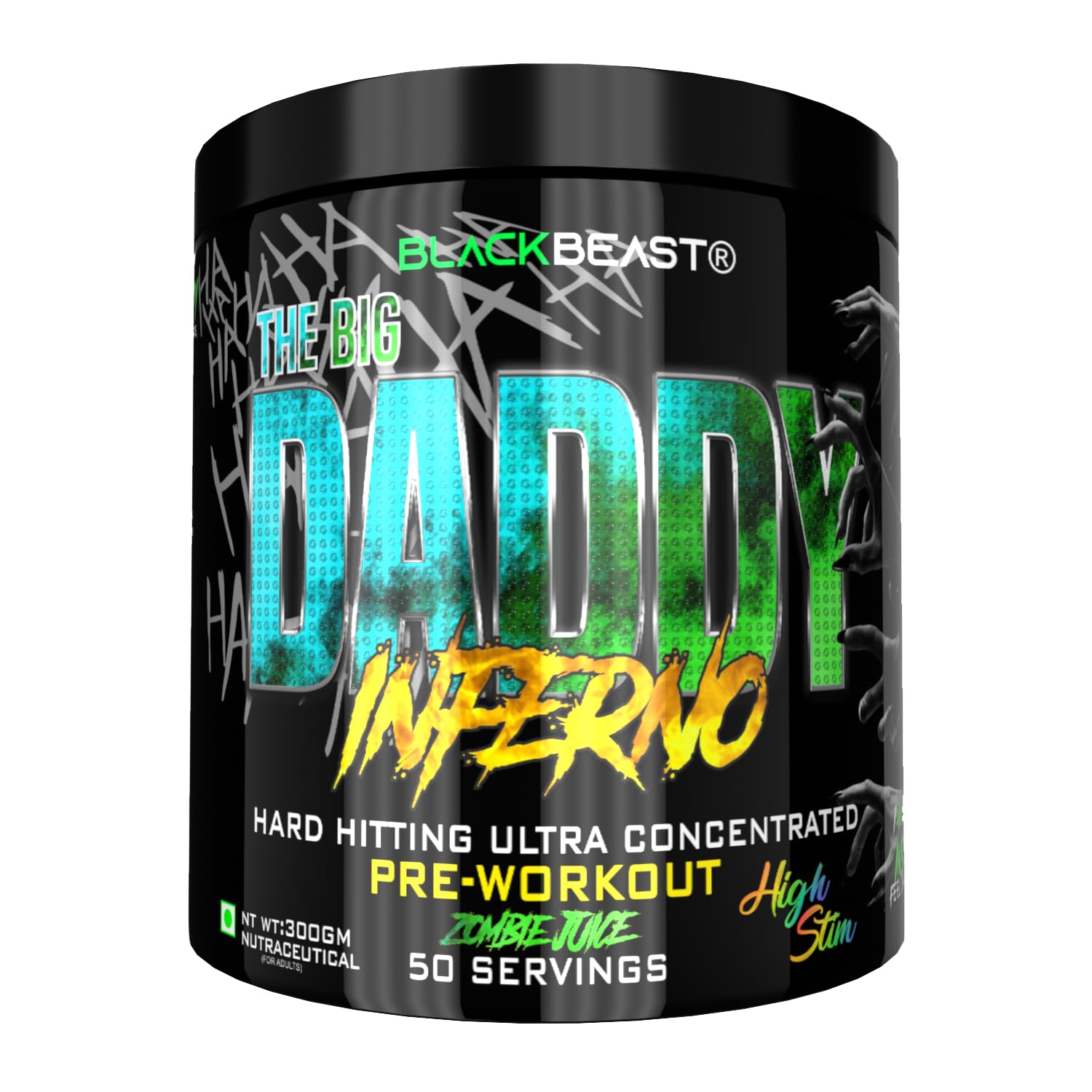 Black Beast Big Daddy Inferno Pre Workout 4.5g - Image 1