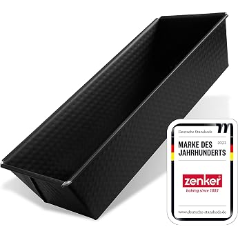 Zenker Loaf Tin Made Of Pure, Women's Loaf Tin 30 cm Non Stick Baking Mould (Colour: Black, Qty: 1