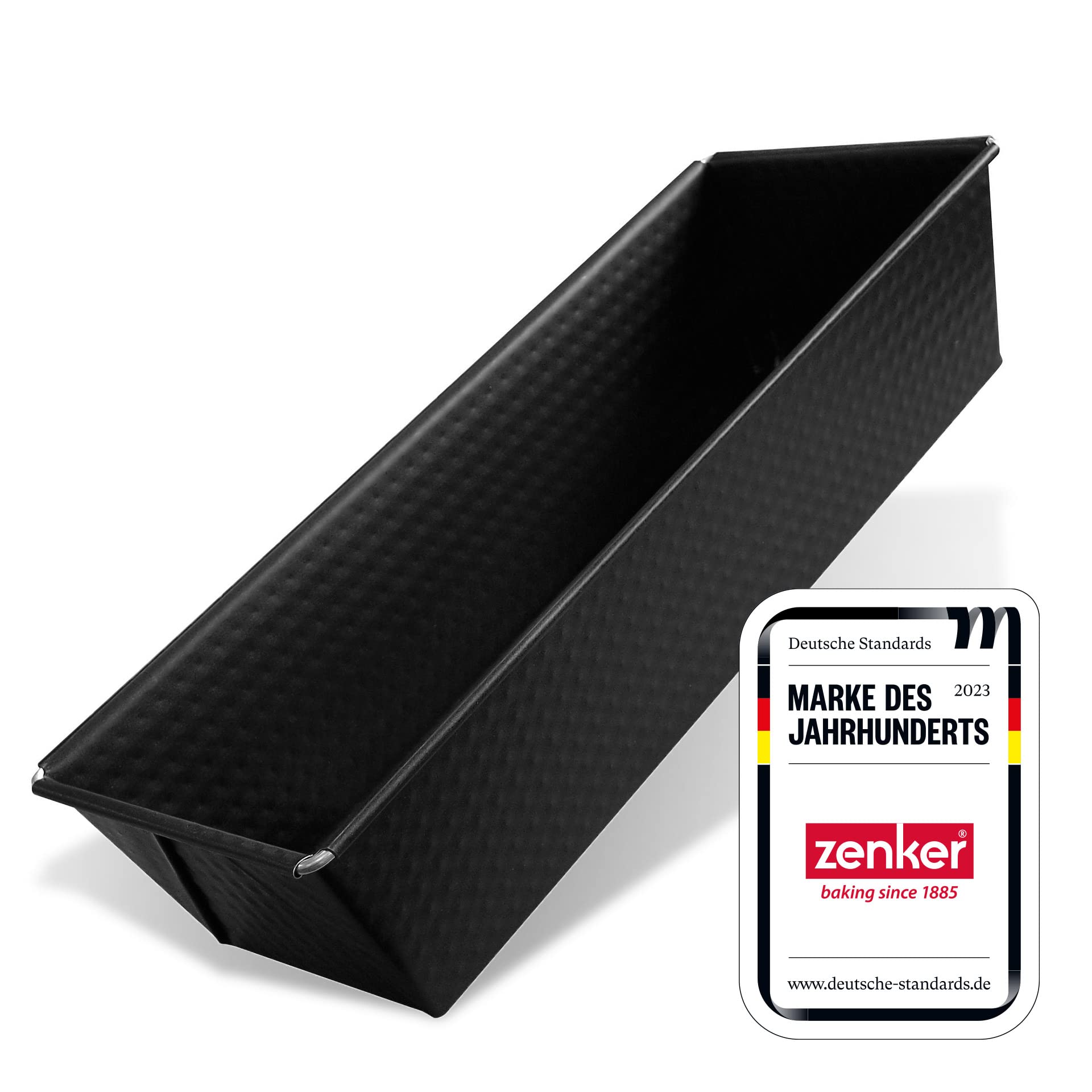 Zenker Kastenform 30 cm PURE, Königskuchenform mit Antihaftbeschichtung, hochwertige Backform (Farbe: schwarz), Menge: 1 Stück Küche, Haushalt & Wohnen