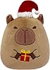 COSORO 9.8 Inch Christmas Plush Toy Capybara, Soft Plush Toy, Cute Cuddly Toy, Rag Doll, Plush Cushion Toy for Christmas Decoration, Christmas Capybara Dolls Plush Toy