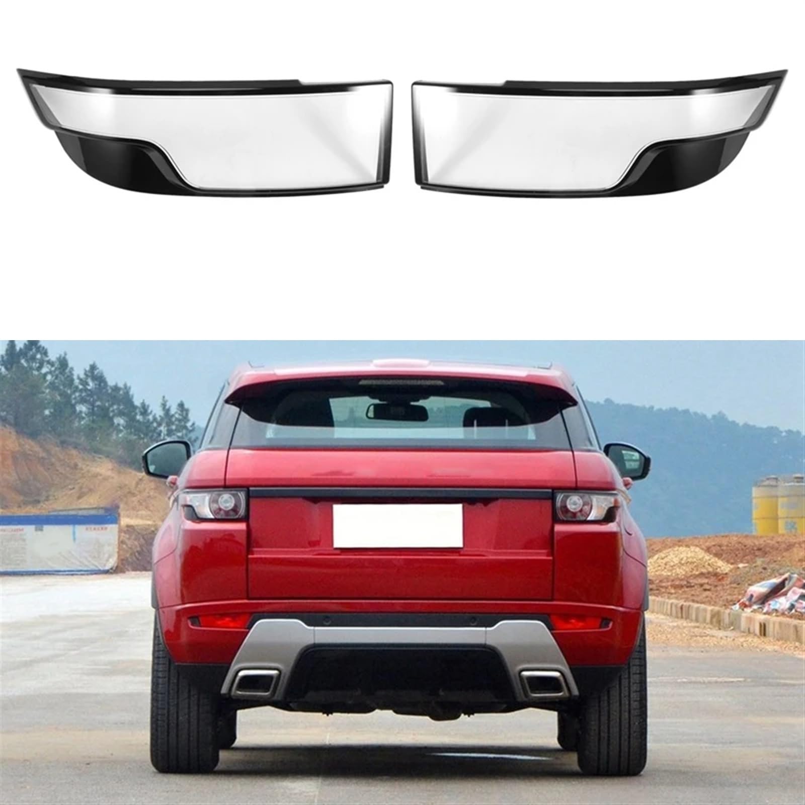 Fanali Posterior Per Land Per Rover Per Range Per Rover Per Evoque 2012-2015 Fanale Posteriore Per Auto Coprifaro Paralume Guscio Lampada Guscio Auto Fanalino Posteriore(Giusto)
