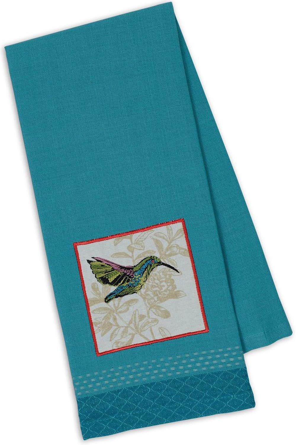 Design Imports Hummingbird Embellished Dishtowel