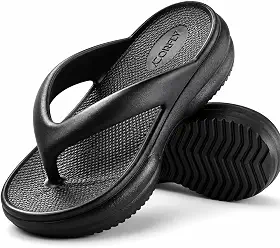 Chinelo Ortopédico Feminino Anatômico para Esporão de Calcâneo – Sandália Confortável com Amortecimento Extra, Solado Antiderrapante, Ideal para Fascite Plantar e Uso Diário