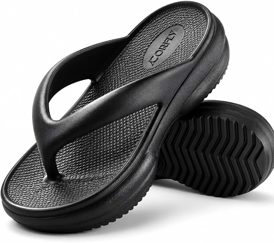 Chinelo Ortopédico Feminino Anatômico para Esporão de Calcâneo – Sandália Confortável com Amortecimento Extra, Solado Antiderrapante, Ideal para Fascite Plantar e Uso Diário