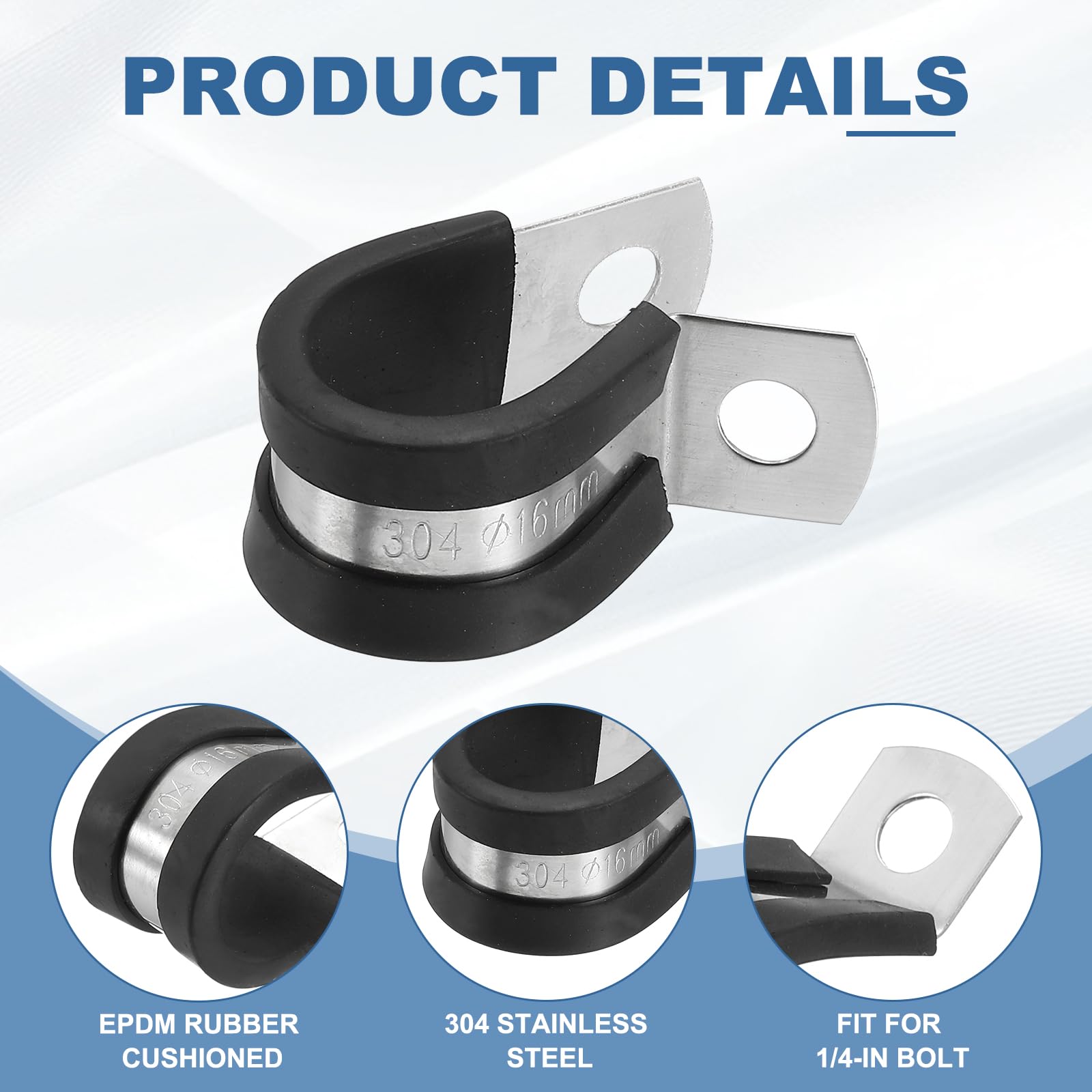 PATIKIL 5/8 Inch Cable Clamp - Image 3