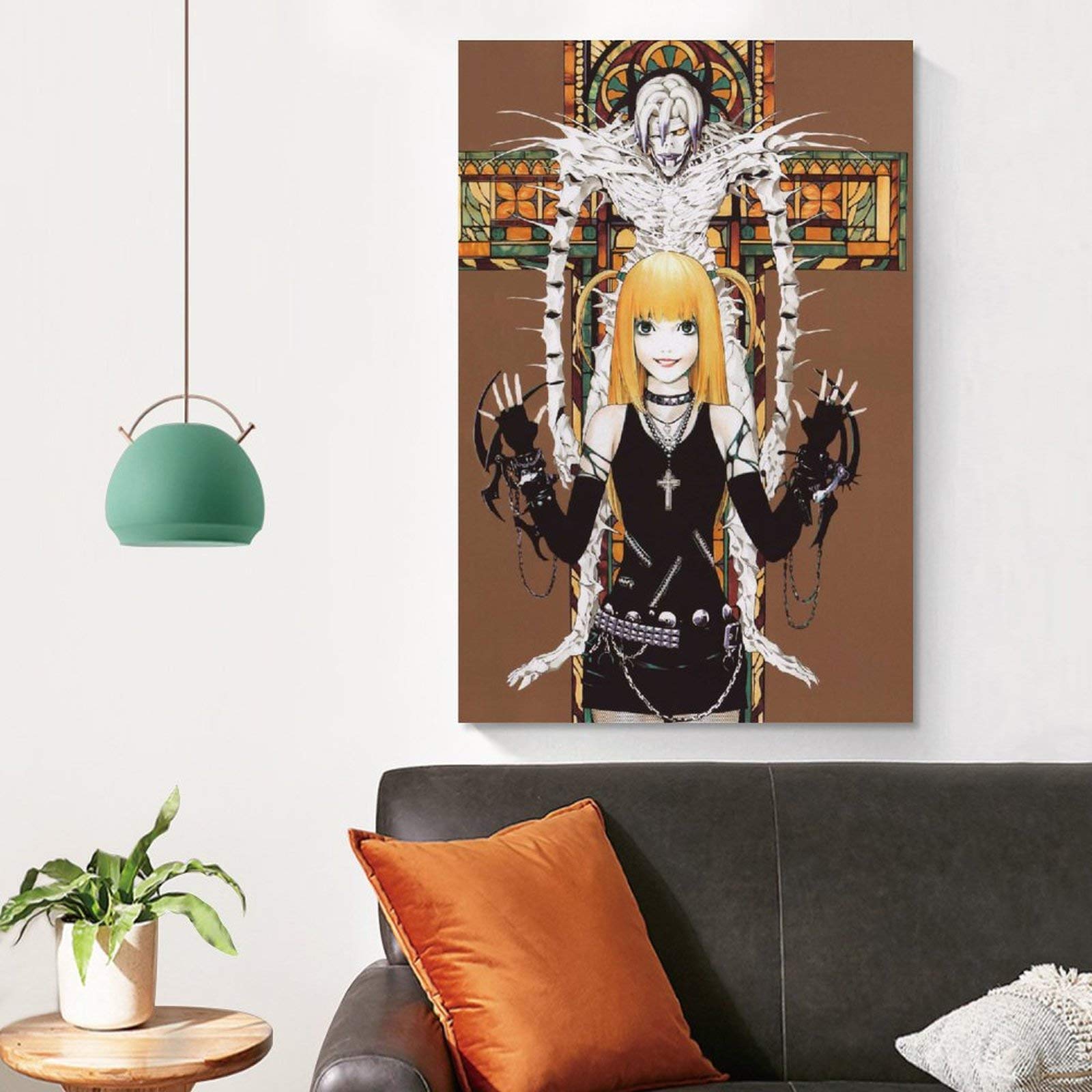 Poster Sur Toile Death Note 30x45 Cm - Décoration Murale Animé Pour Salon, Chambre, Bureau - 6