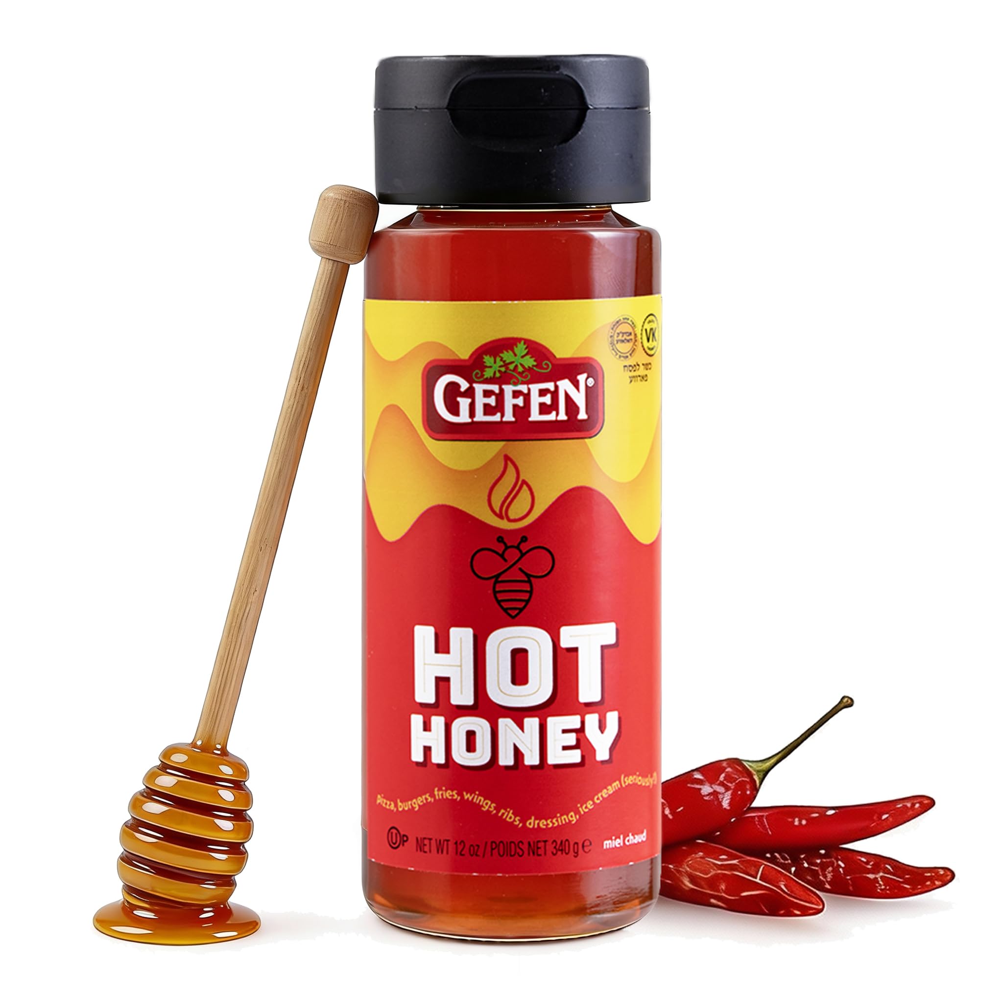 Amazon.com : Gefen Hot Honey, 12 oz | Sweet & Spicy Honey