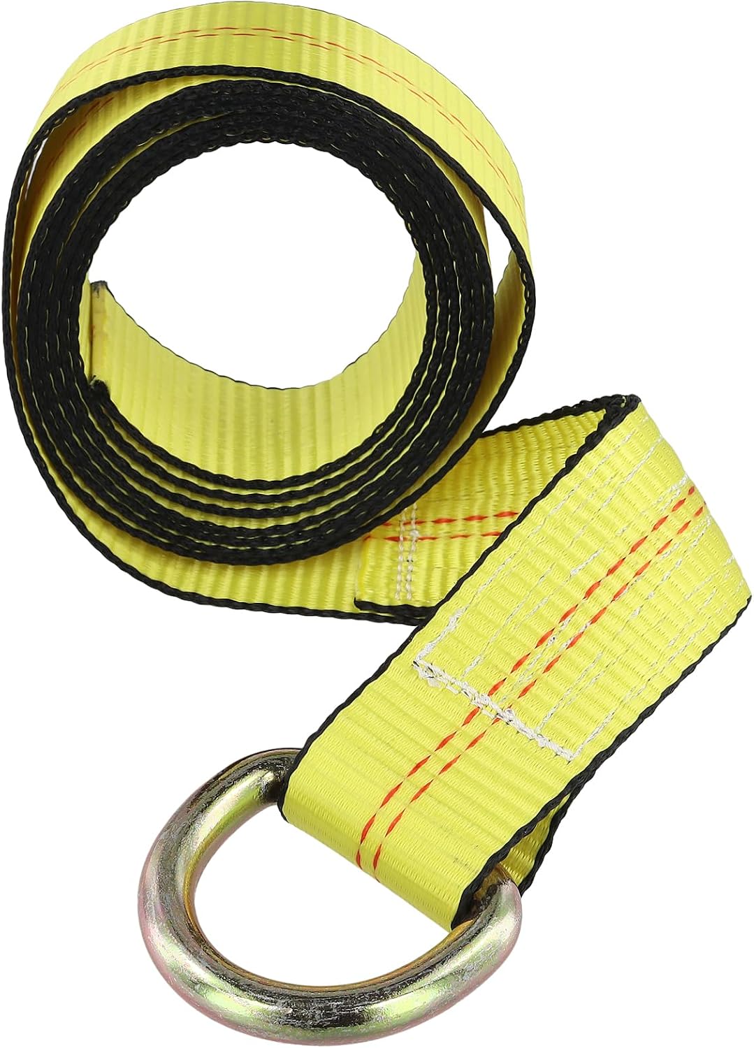 6 Pack 2 Inch x 8.2 Ft Lasso Tow Straps with D Ring, Car Tie Down Straps, Practical Trailer Straps Tow Truck Strap for Vehicle Towing, Car Trailer