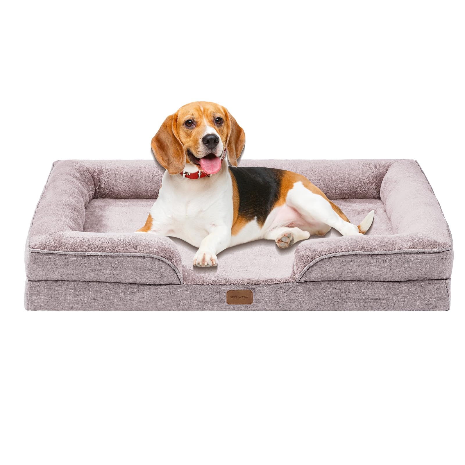 Lit orthopédique chien lavable pour soulager les articulations des grands chiens
