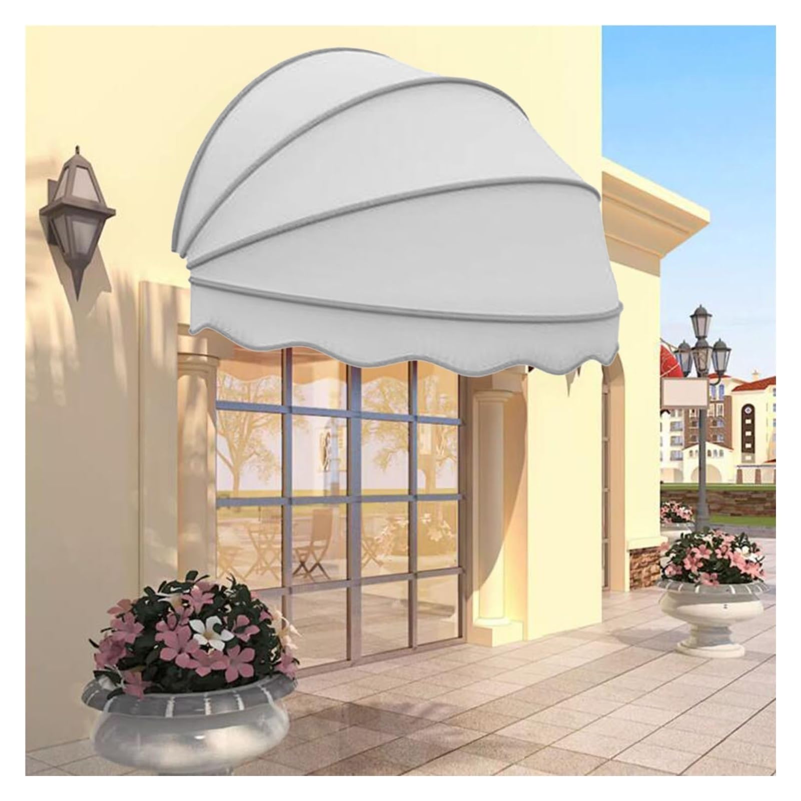 Amazon.co.jp: 手動で折り畳み可能 屋根庇 ひさし 雨よけ 窓の  