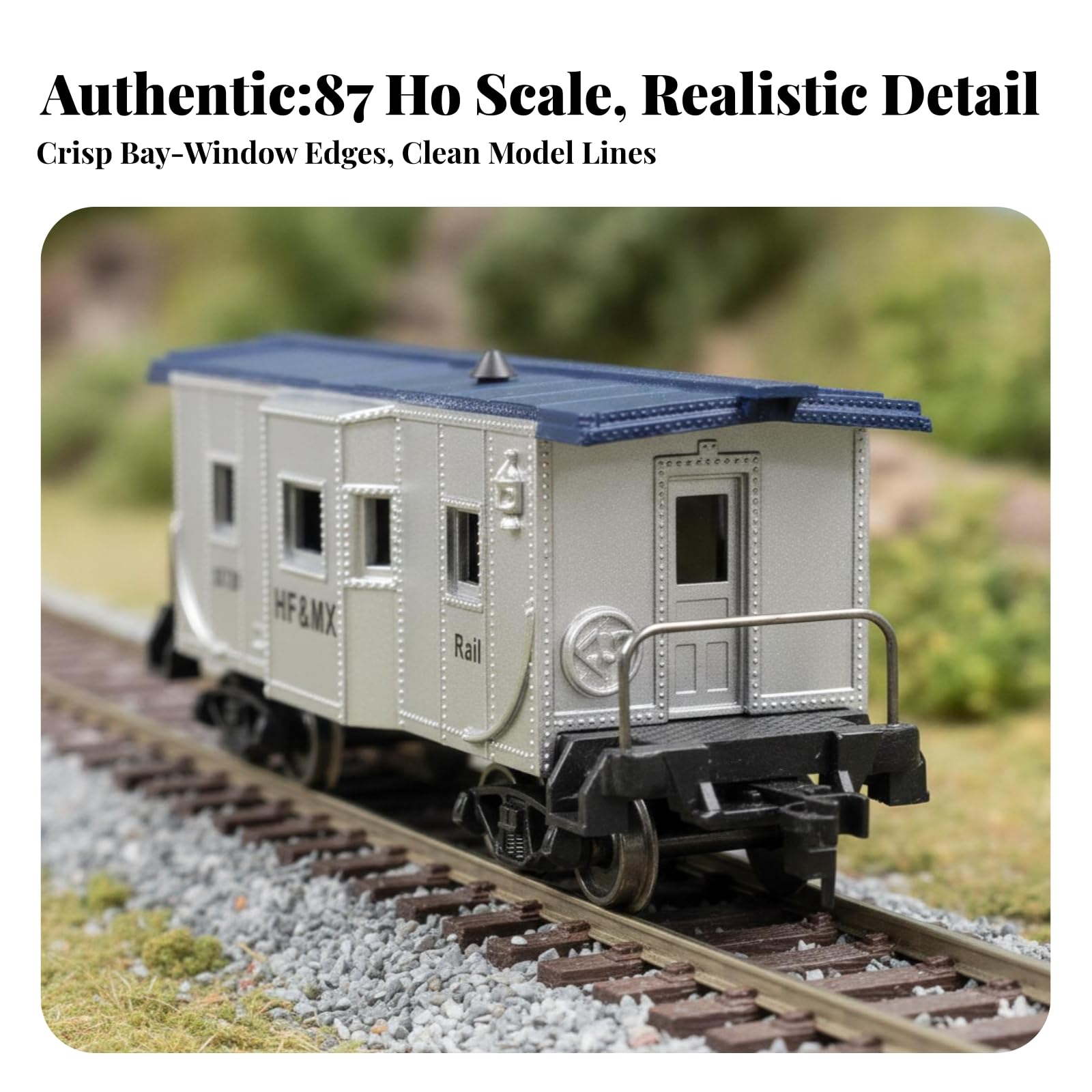 Caboose 1:87 Asse con Ruote